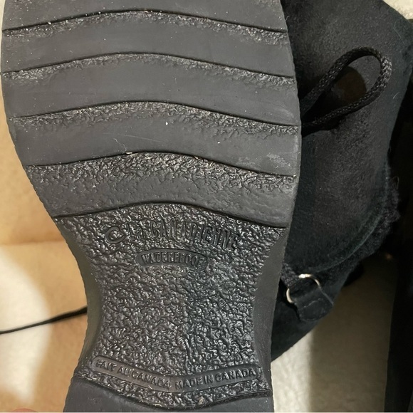 𝅺LA Canadienne suede leather sheepskin lined boots - Picture 6 of 9